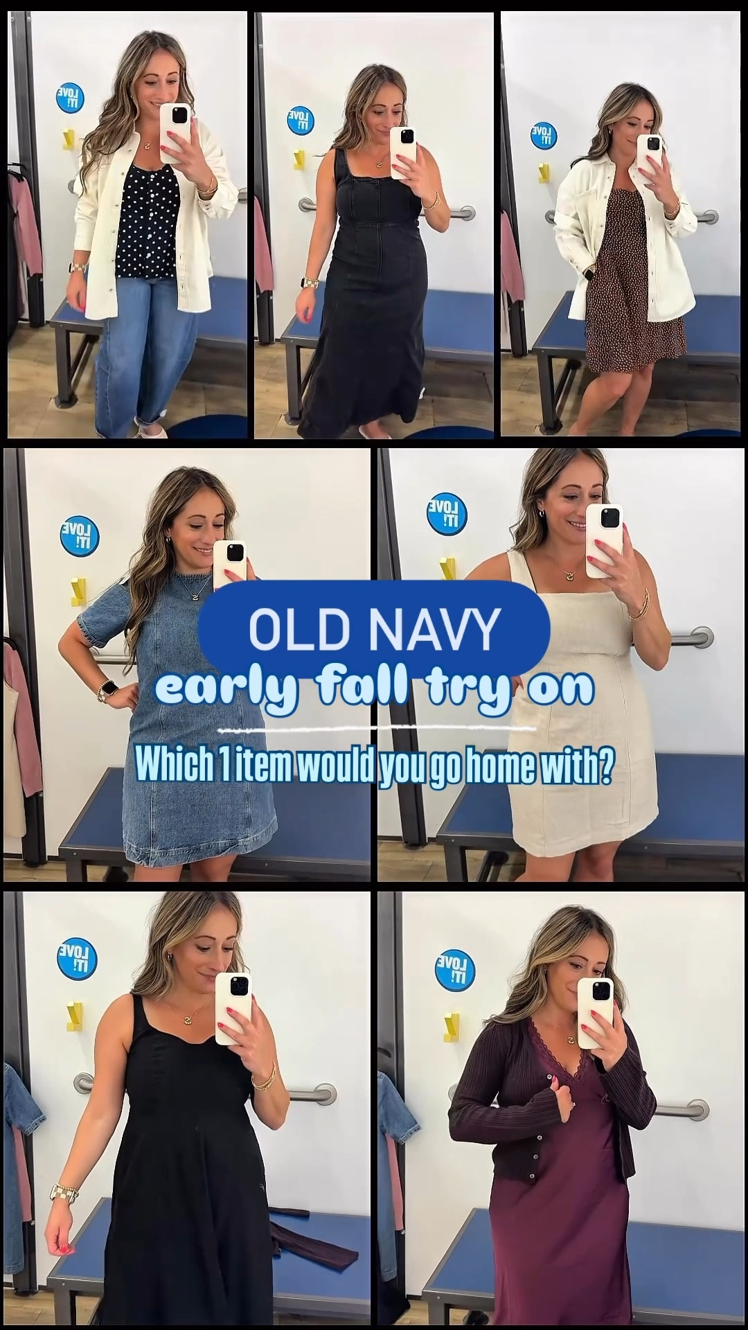 Which item would you choose??
Loved everythinggggg at Old Navy!!! Obsessed. This is such a good fall haul. Some great teacher outfit options too!  

#LTKFindsUnder50 #LTKSaleAlert #LTKStyleTip