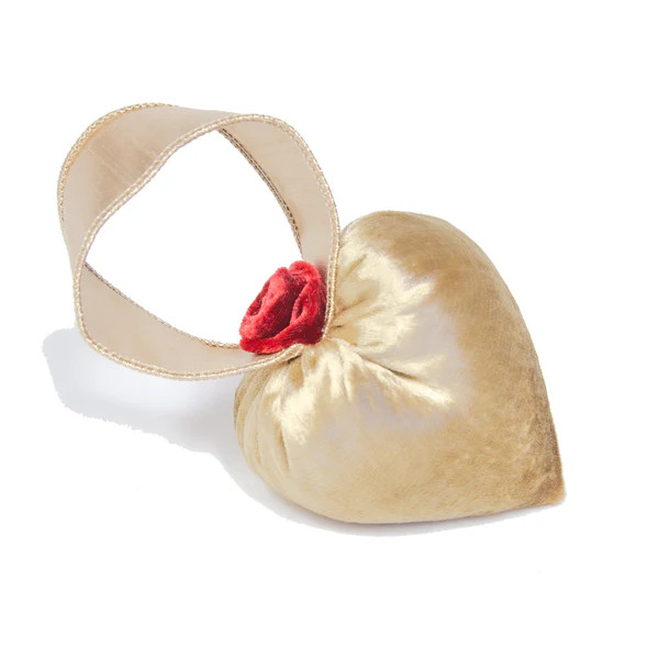 Small Brass Ribbon Heart | Hot Skwash