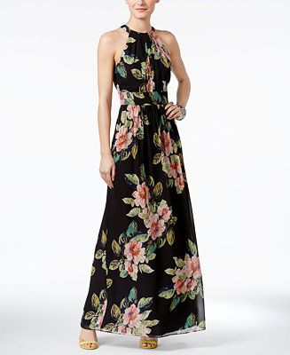 INC International Concepts Floral-Print Maxi Dress, Only at Macy's | Macys (US)