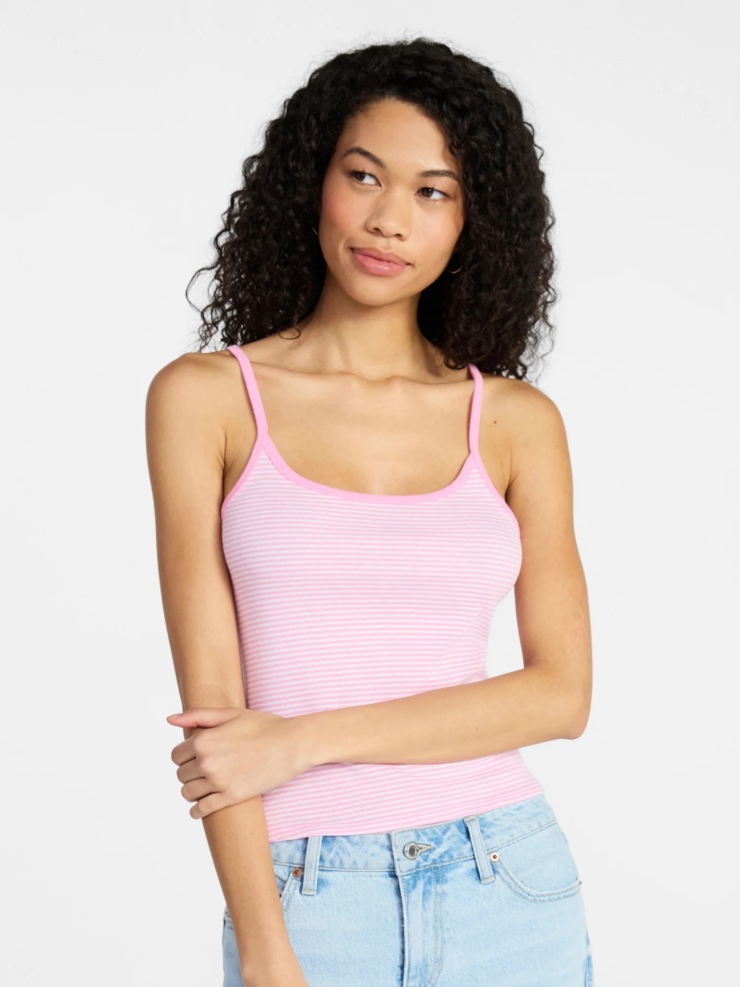 No Boundaries Scoop Cami, Women's XXS-XXL | Walmart (US)