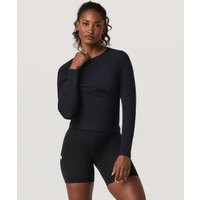 Vuori Long Sleeve Pose Crew Neck Shirt | Black | XS, Size Extra Small | Vuori Clothing (US & Canada)