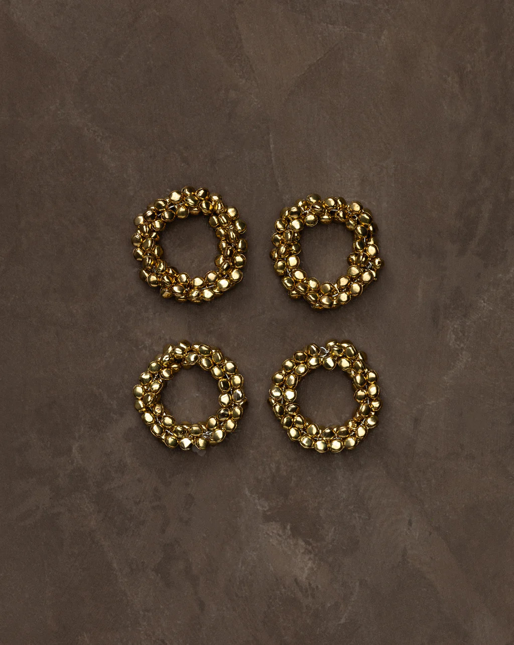 Gold Bell Napkin Rings (Set of 4) | McGee & Co.
