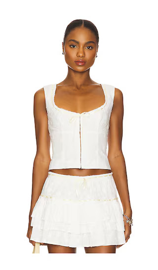 Maura Top in White | Revolve Clothing (Global)