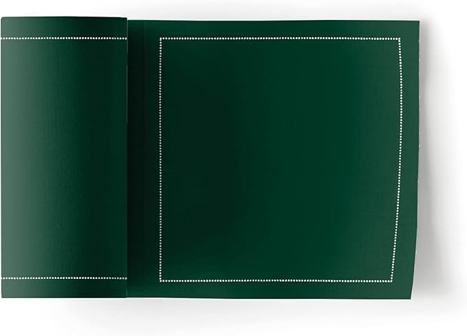 Cotton Cocktail Napkin - 4.3 x 4.3 in - 50 units per roll - English Green | Amazon (US)