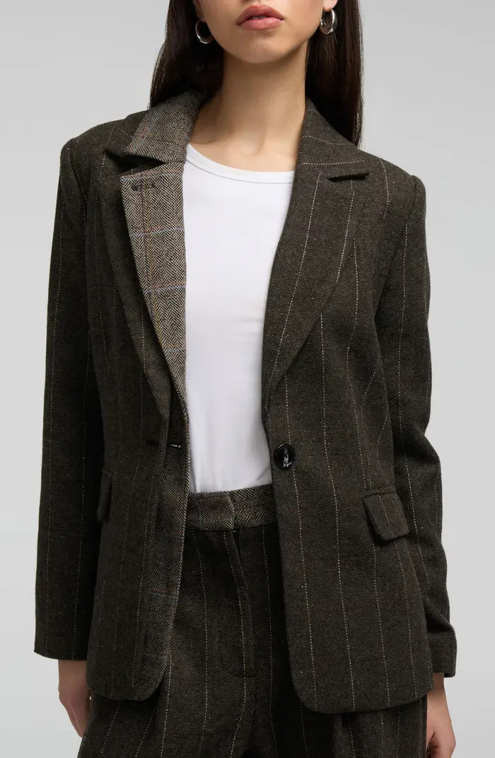 NVLT Double Lapel Tweed Blazer | Nordstromrack | Nordstrom Rack