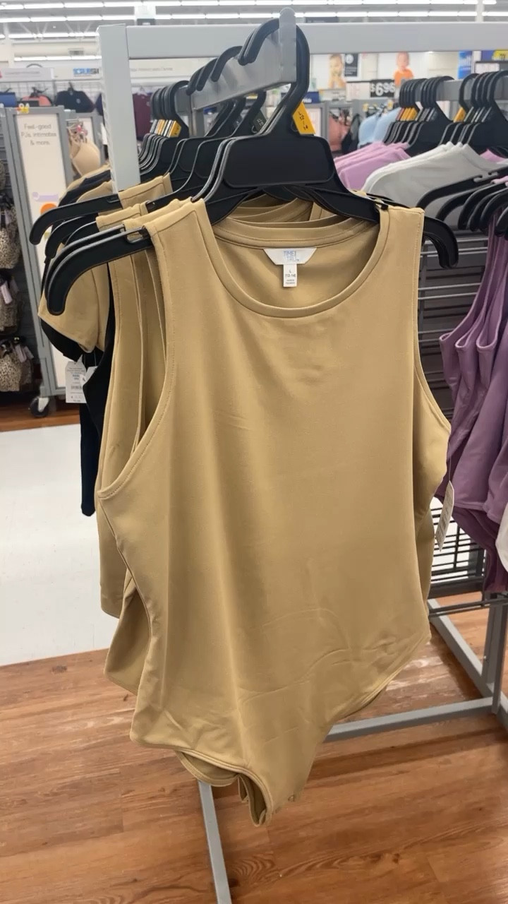 These Time and Tru smoothing bodysuits and tops are comparable to the Skims line but so much more affordable.

They run a little big so size down if between.

#walmart
#walmartfinds
#walmartfashion
#timeandtru
#bodysuit
#tee
#skims

#LTKstyletip