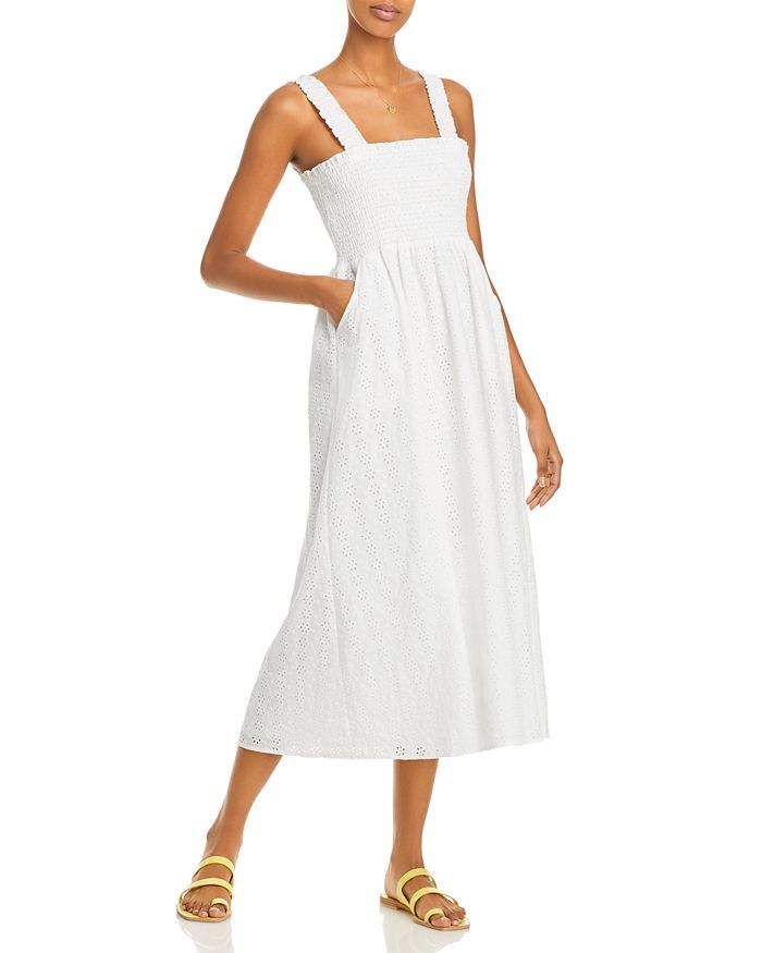 AQUA Smocked Midi Dress - 100% Exclusive Back to Results -  Women - Bloomingdale's | Bloomingdale's (US)