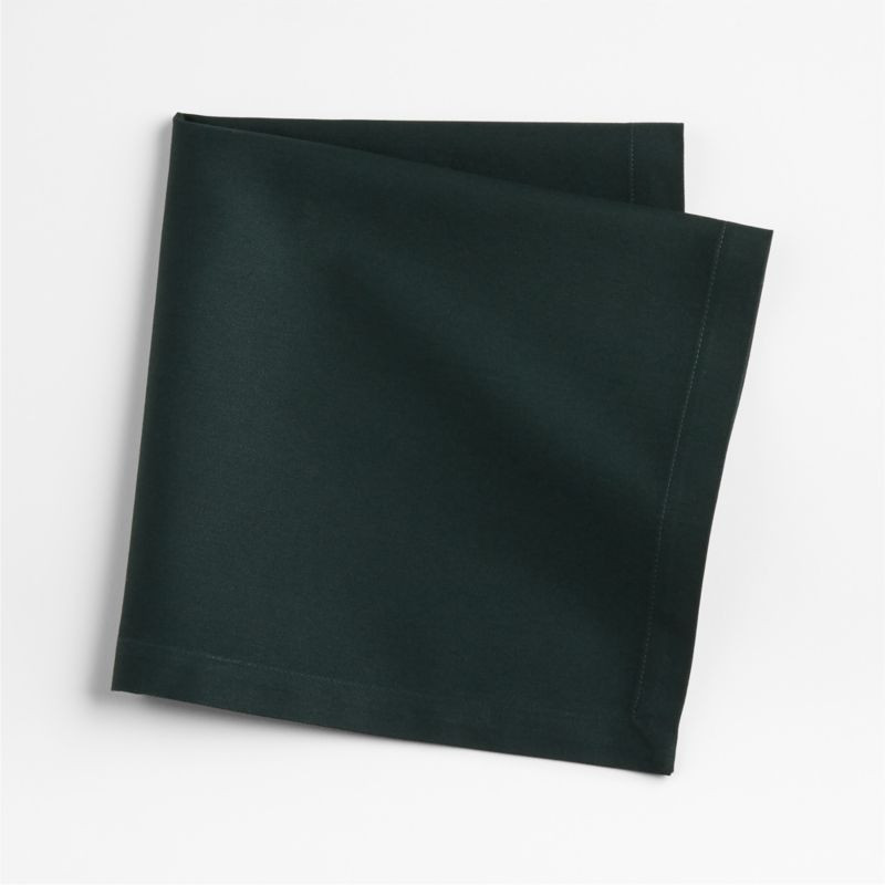 Aspen Organic Spruce Green Napkin + Reviews | Crate & Barrel | Crate & Barrel