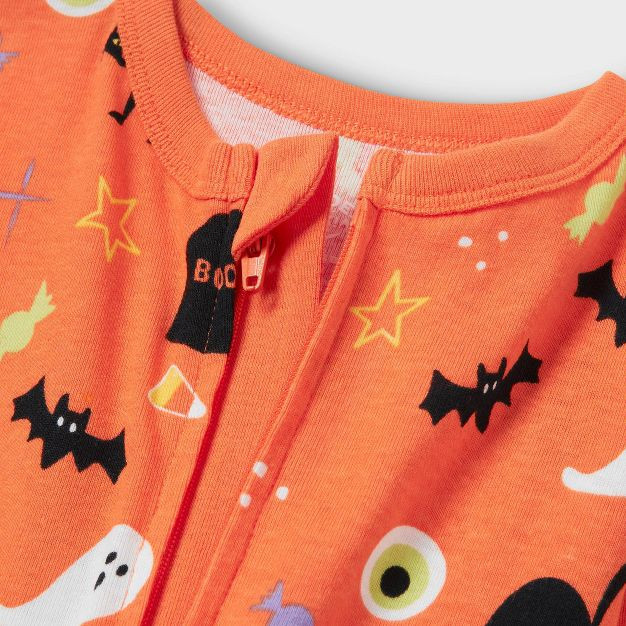 Baby Halloween Print Matching Family Footed Pajama - Hyde & EEK! Boutique™ Orange | Target