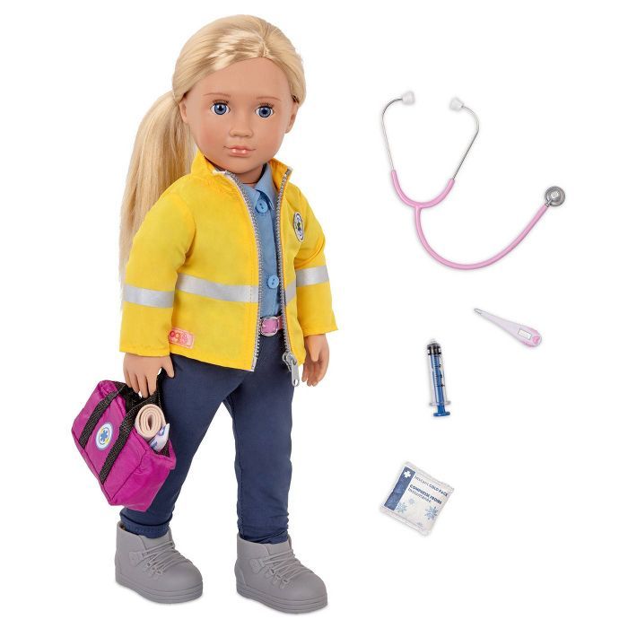 Our Generation 18" Paramedic Doll with Medical Kit - Kaylin (EMT) | Target