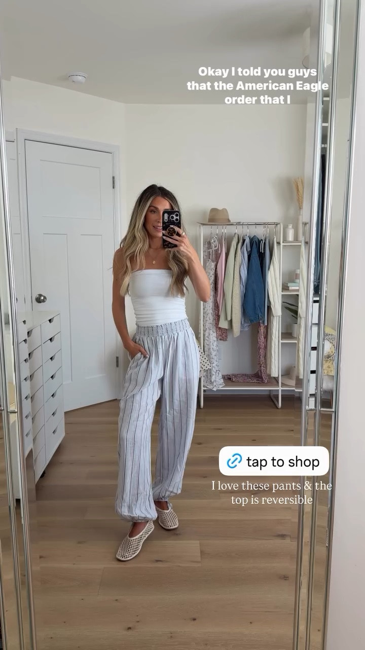 I love these pants & the top is reversible  — size xs in top and xxs in the pants! 

#LTKPetite #LTKootd #LTKgrwm