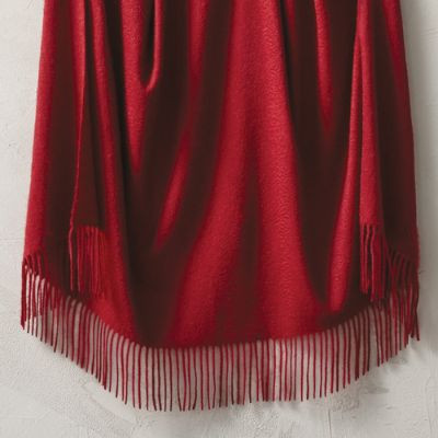 Cashmere Fringe Throw | Frontgate | Frontgate