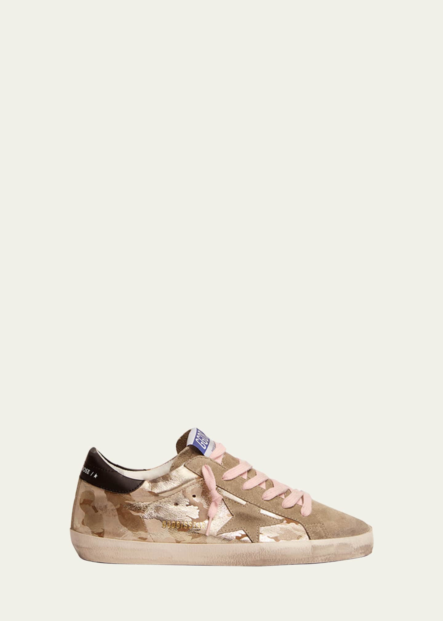 Superstar Camo Leather Low-Top Sneakers | Bergdorf Goodman