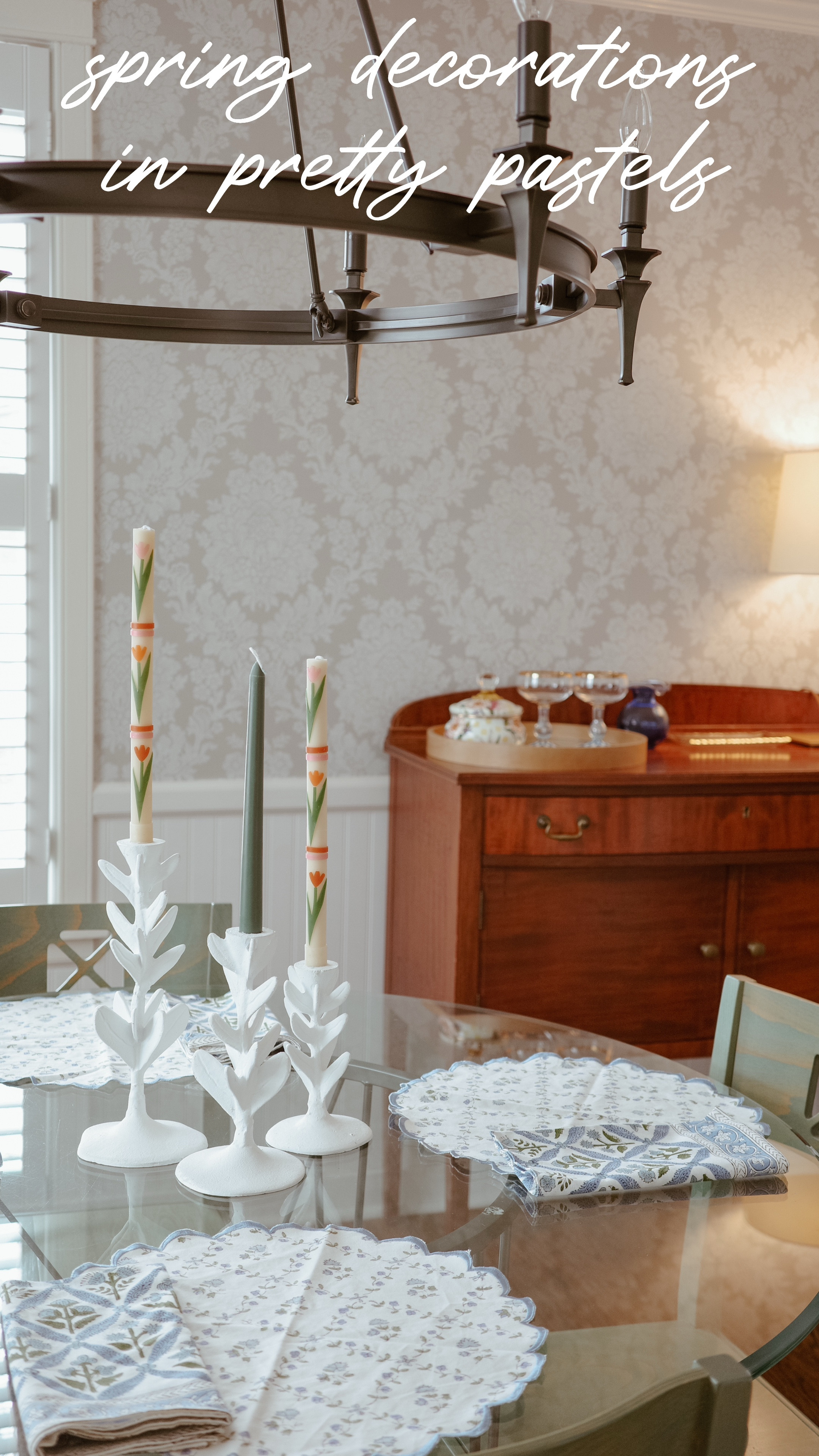 spring decorations in pretty pastels from @mackenziechilds 〰️ new blog post on thehoneyprint.com 🩷🌸🐰 have you started decorating for spring? #ad #inbloomwithmackenziechilds⁣

#LTKHome #LTKSeasonal