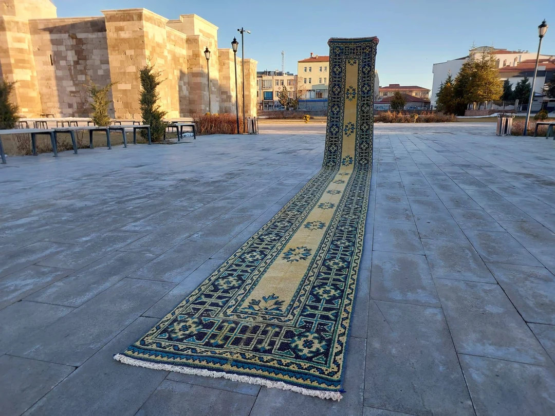 21 22 Runner Turkish Vintage Runner 2x21 2x22 Stair Rug - Etsy | Etsy (US)