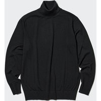 Uniqlo - Wool Turtleneck Jumper - Black - XL | UNIQLO (UK)