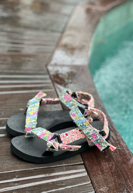 I am so in love with these Arizona, Love floral sandals! I just bought this pair in St. Barths and will definitely buy several more for the summer. They are so cute comfy, and go with so many outfits!

#LTKSeasonal #LTKshoecrush #LTKswim
