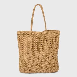 Straw Tote Handbag - Universal Thread™ | Target