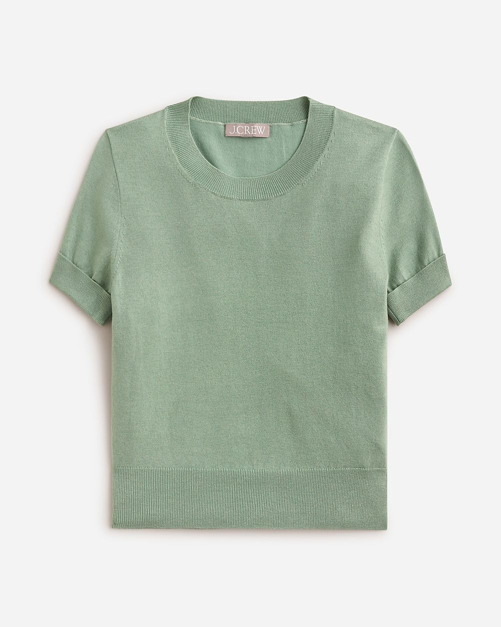 Shrunken TENCEL&trade; lyocell-blend T-shirt | J.Crew US