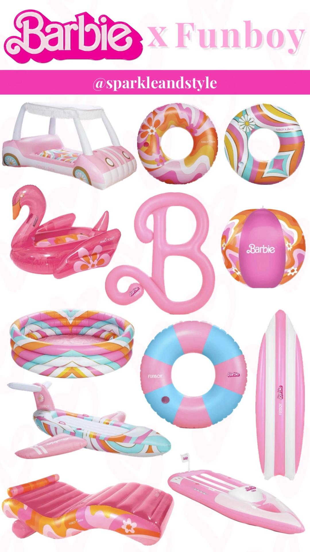 Barbie x Funboy 🩷

Summer pool floats, pool balls, beach balls, pool floats, beach floats, summer pool, barbie pink, 

#LTKswim #LTKhome #LTKFind