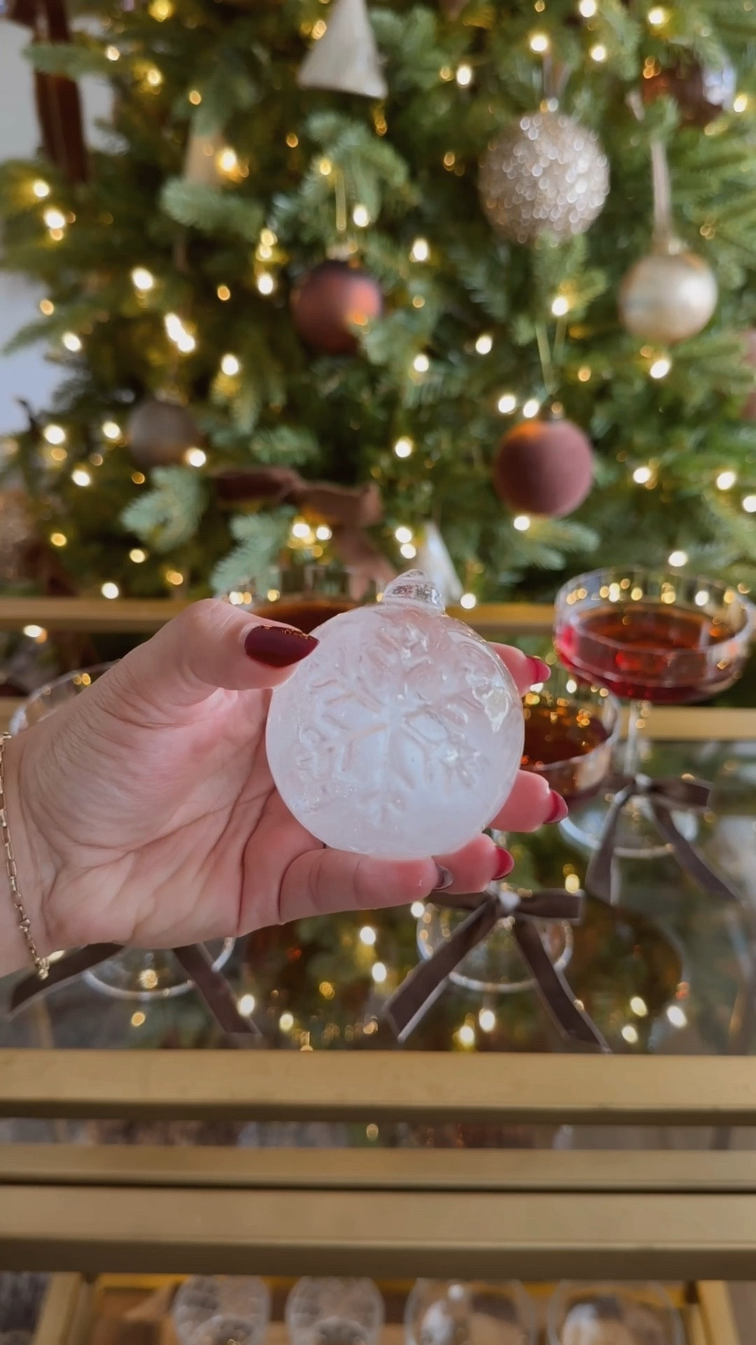  Tovolo Christmas Ornament Ice Molds, Set of 4, for