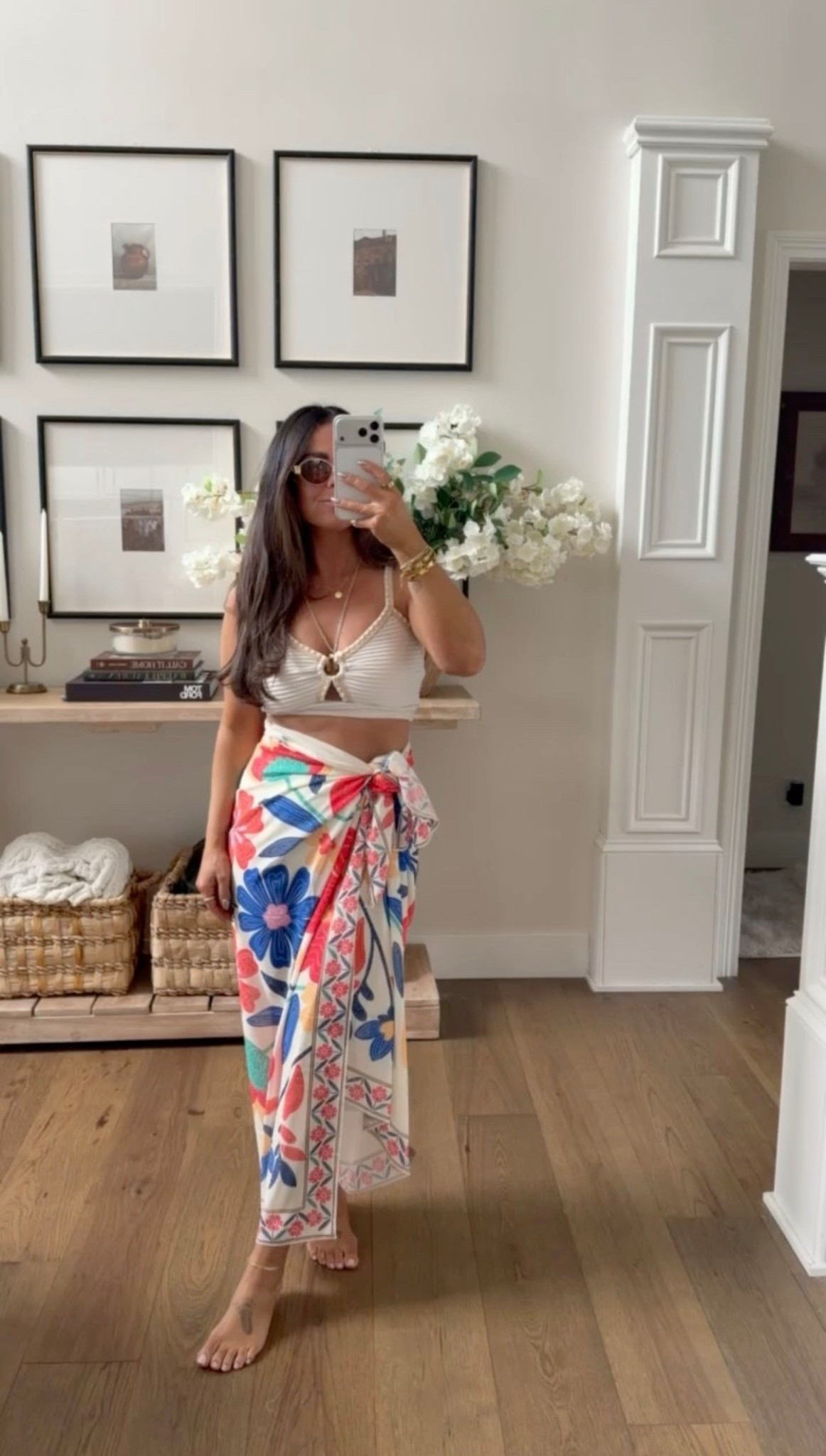 Spring break outfit! Colorful coverup wrap skirt with this neutral two piece 🤌🏼⛱️



#LTKSwim #LTKTravel #LTKootd