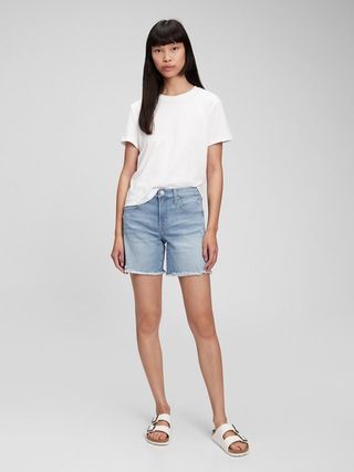 5" Mid Rise Denim Shorts with Washwell | Gap (US)