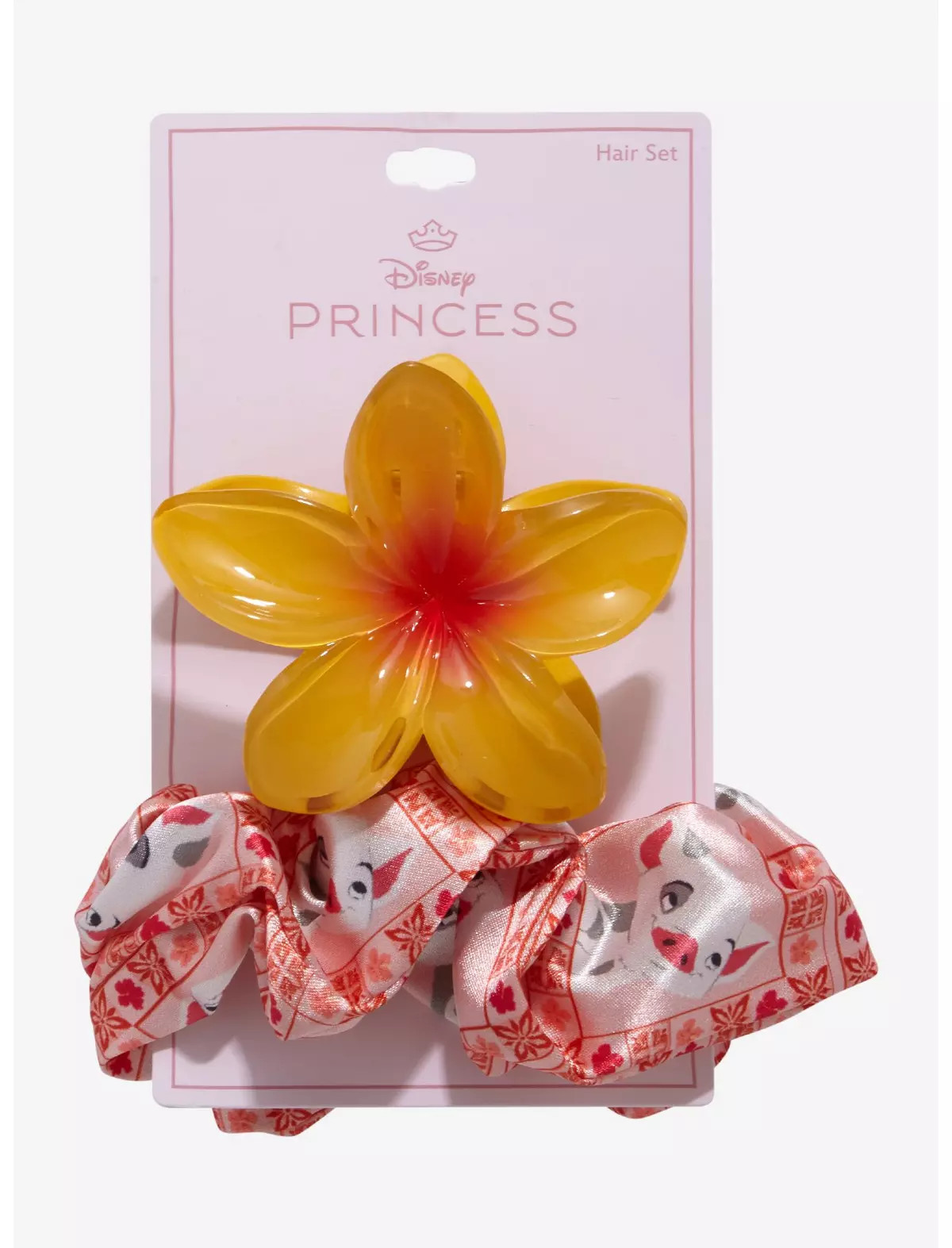 Disney Moana Pua Flower Hair Clip & Scrunchie Set | Hot Topic | Hot Topic