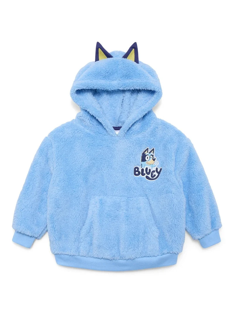 Bluey Toddler Girls Plush Cosplay Hoodie, Sizes 12M-5T - Walmart.com | Walmart (US)