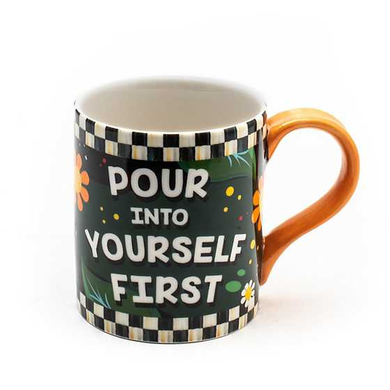 MacKenzie-Childs | Hippy Potter Artist Mug | MacKenzie-Childs