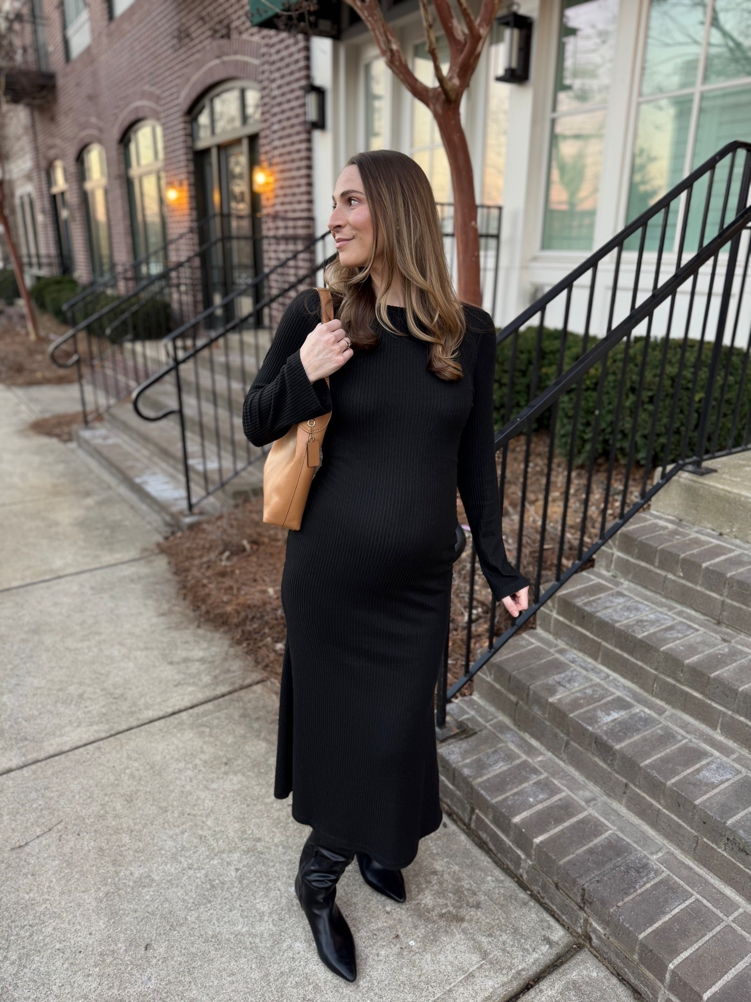 Valentine’s Day OOTN - pregnancy date night outfit 

Dress - wearing size medium tall. 

#LTKBump #LTKootd #LTKValentine