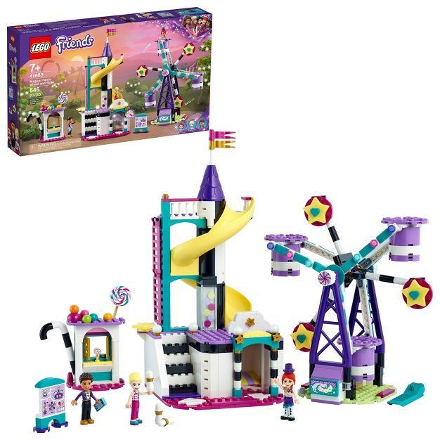LEGO Friends Magical Funfair Ferris Wheel and Slide 41689 Building Kit | Target