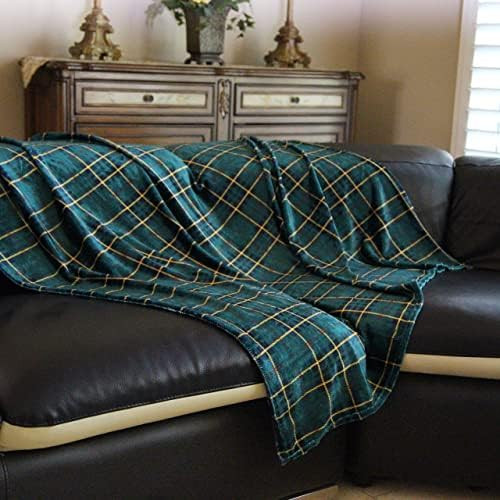Safus Pattern Fleece Blanket Plush Throw 50" x 60" - Tartan Plaid | Amazon (US)