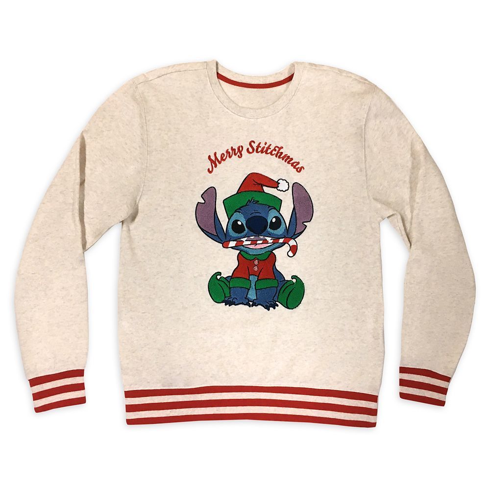 Stitch Holiday Sweatshirt for Adults | Disney Store