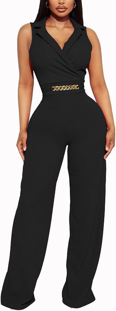 FairyLove Women's Strapless Tube Top Rompers Casual Off Shoulder Printed Sleeveless Belted Wide L... | Amazon (US)