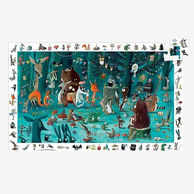 DJECO Orchestra Observation Jigsaw Puzzle + Poster | Amazon (US)