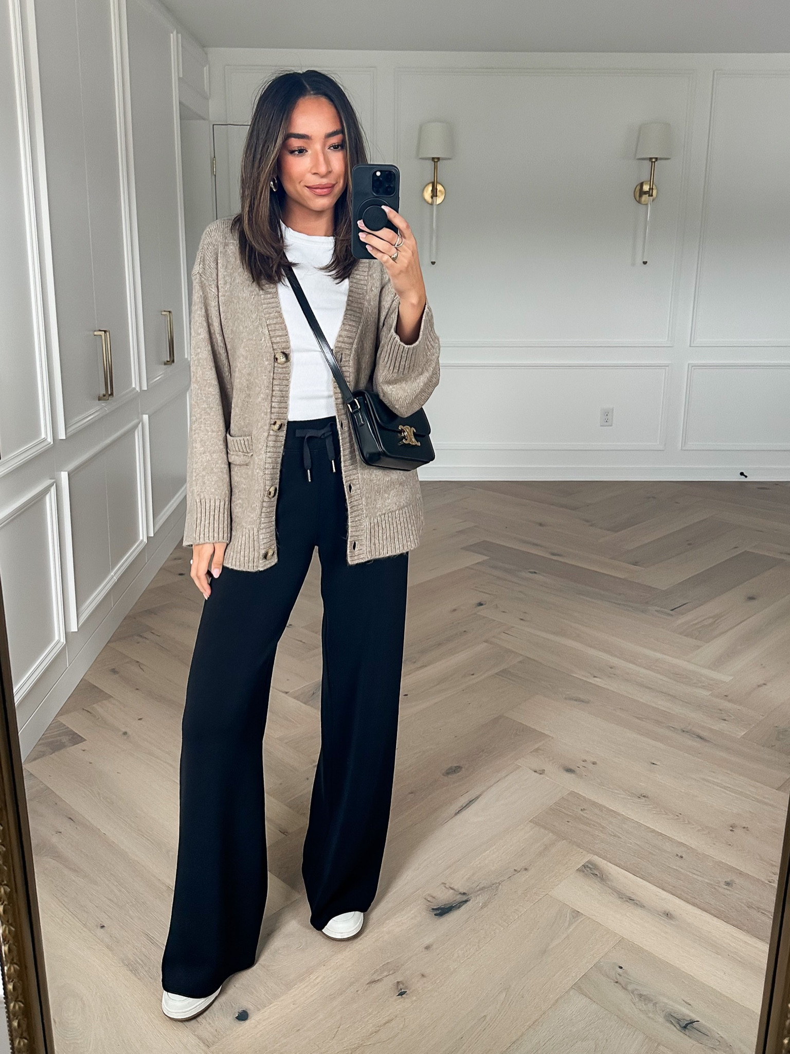 Code NENAXSPANX for 10% off and free shipping on spanx! Size Small in cardigan and Small Tall in wide leg pants - the softest material ever!!



Travel outfit
Airport outfit
Comfy outfit
Casual outfit 
Athleisure outfit 

#LTKtravel #LTKstyletip #LTKfindsunder100