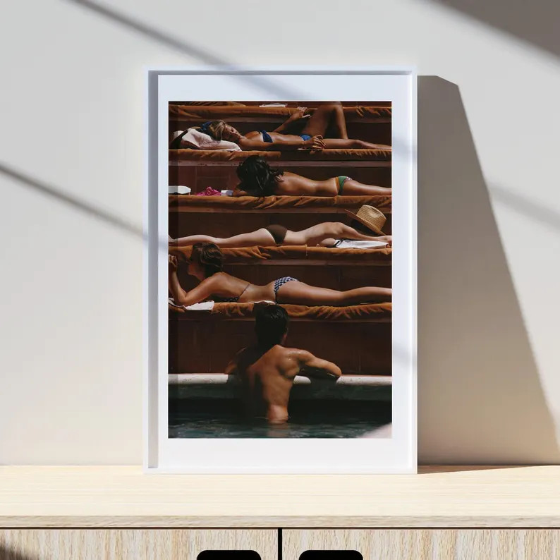 Slim Aarons Eye of the Beholder Print Poster, Vintage Print, Photography Prints, High Society Pho... | Etsy (US)