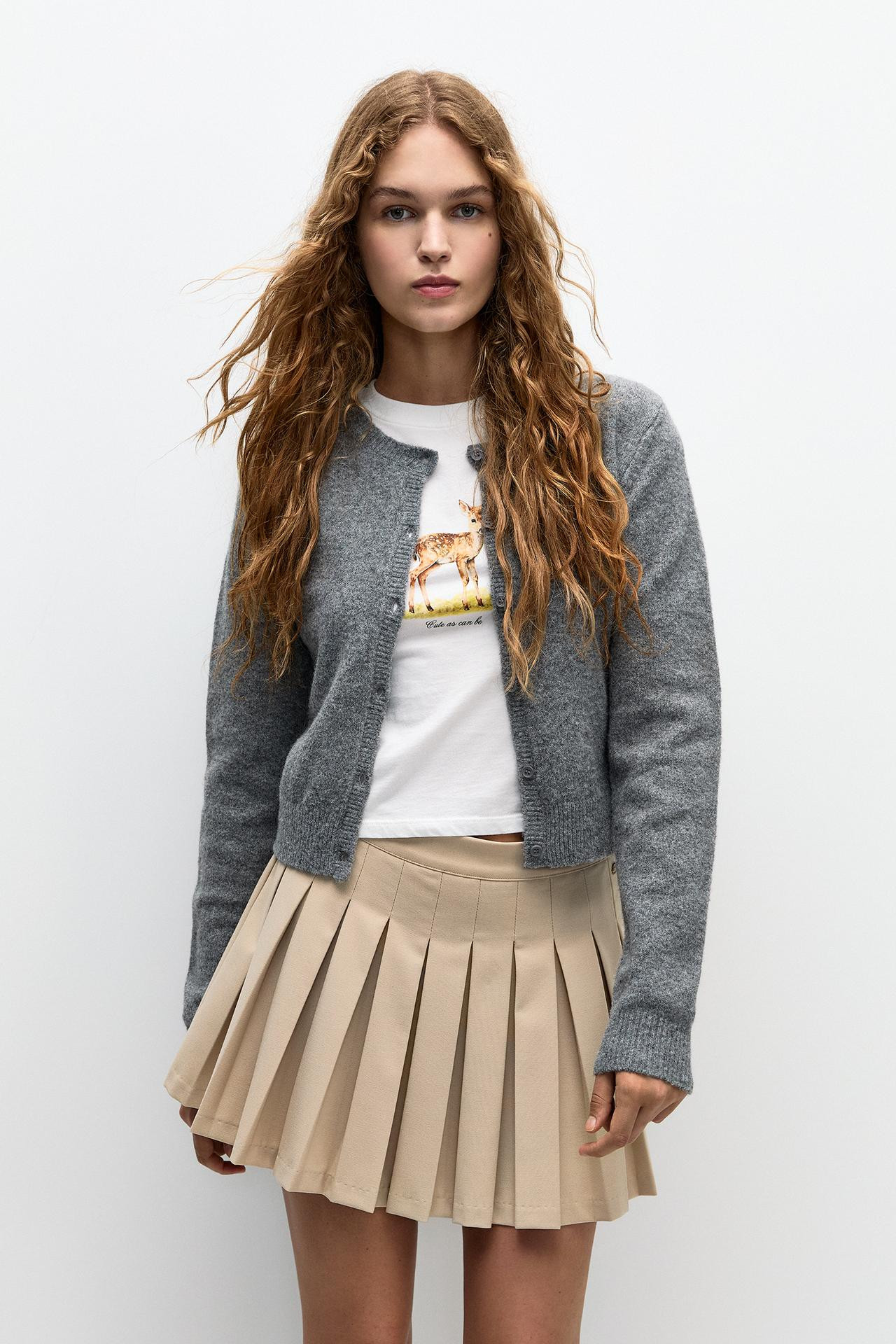 Minijupe plissée | PULL and BEAR FR