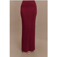 Kyle Knit Maxi Skirt - Cherry Red I MESHKI I Size S | MESHKI US