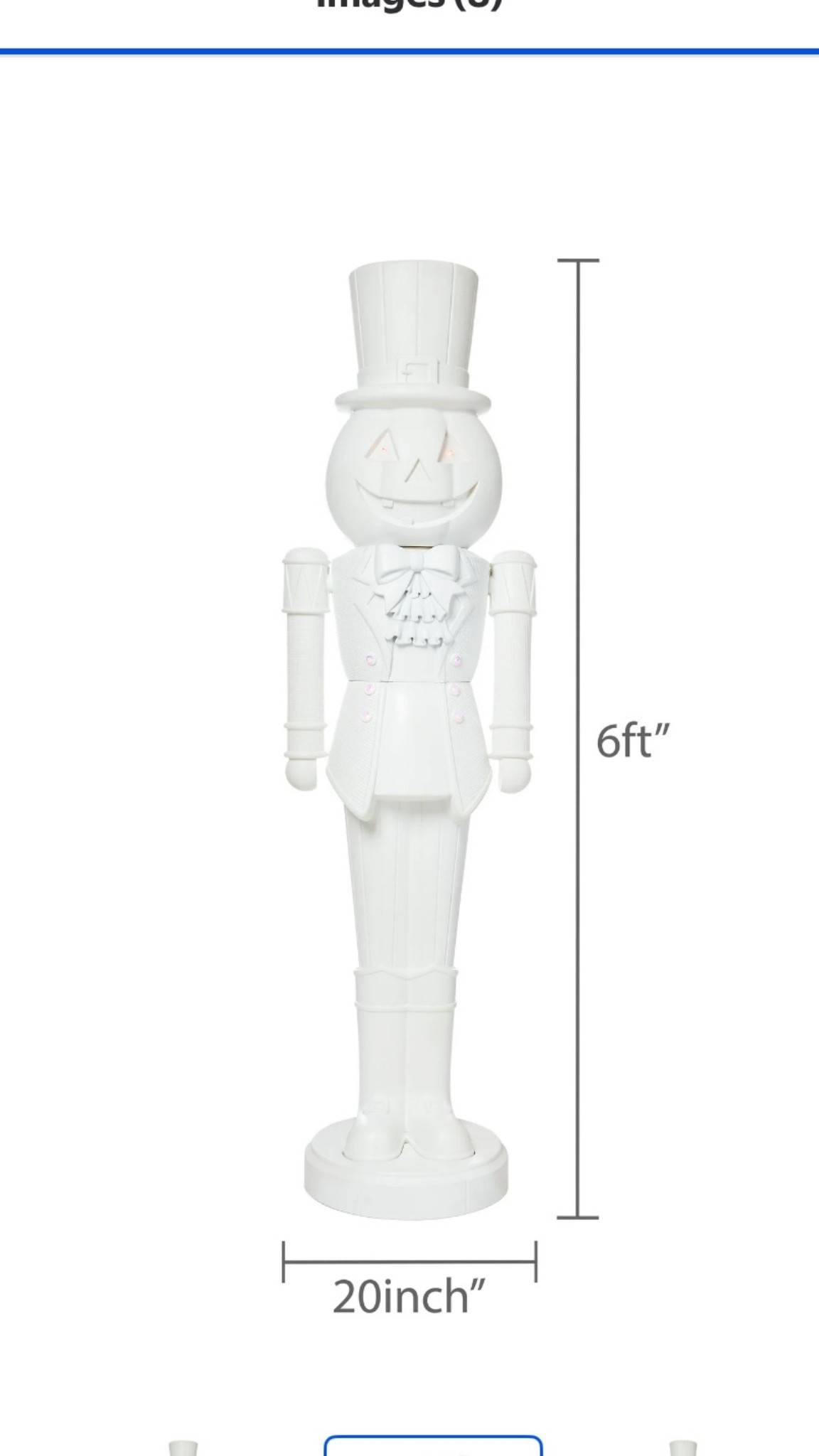 Giant pumpkin nutcracker 
Halloween decorations 

#LTKSeasonal