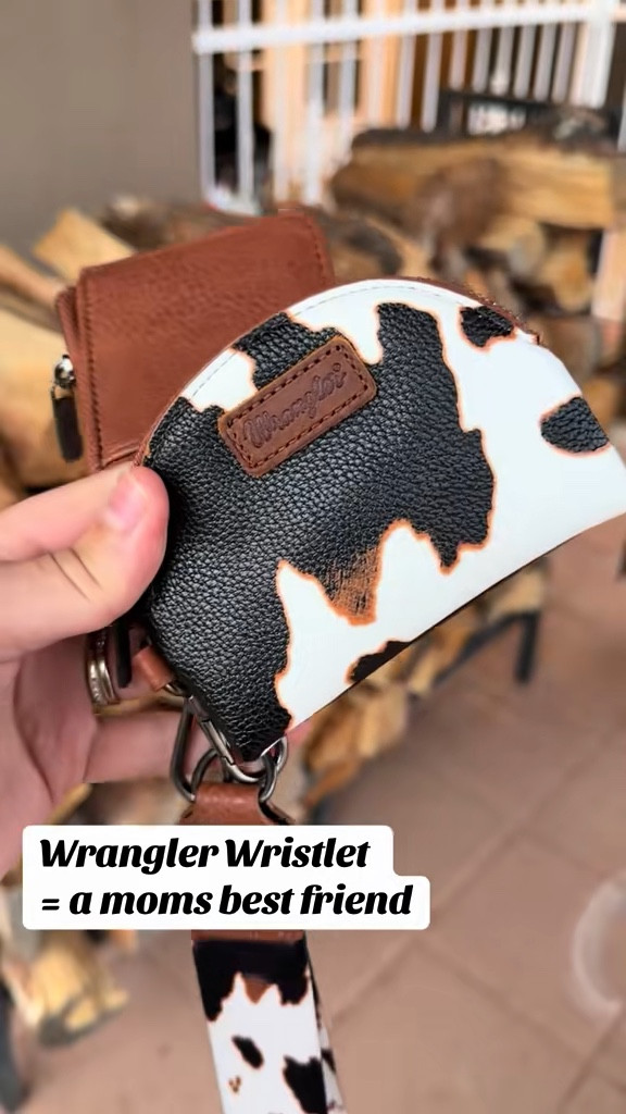 Mom hack I didn’t know I needed! This Wrangler wristlet lives in my diaper bag + on my wrist because it’s actually so convenient! Plus, the print is super cute! #momhack #wrangler #westernfashion #momessentials #diaperbagessentials

#LTKmomlife