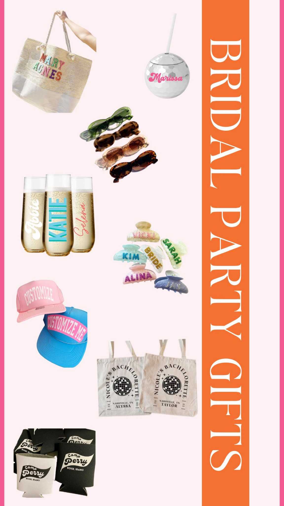 Great ideas for bridal party gifts for a bachelorette party!

#LTKtravel #LTKfindsunder100 #LTKwedding