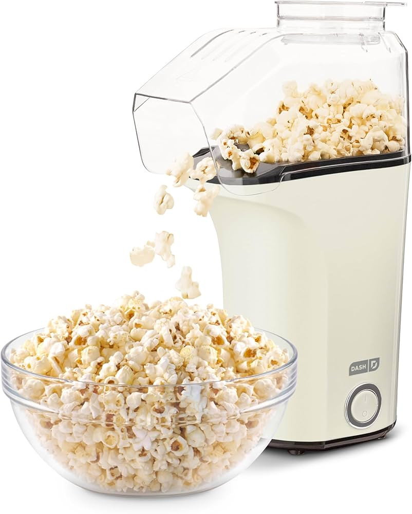 DASH Hot Air Popcorn Popper Maker with Measuring Cup to Portion Popping Corn Kernels + Melt Butte... | Amazon (US)