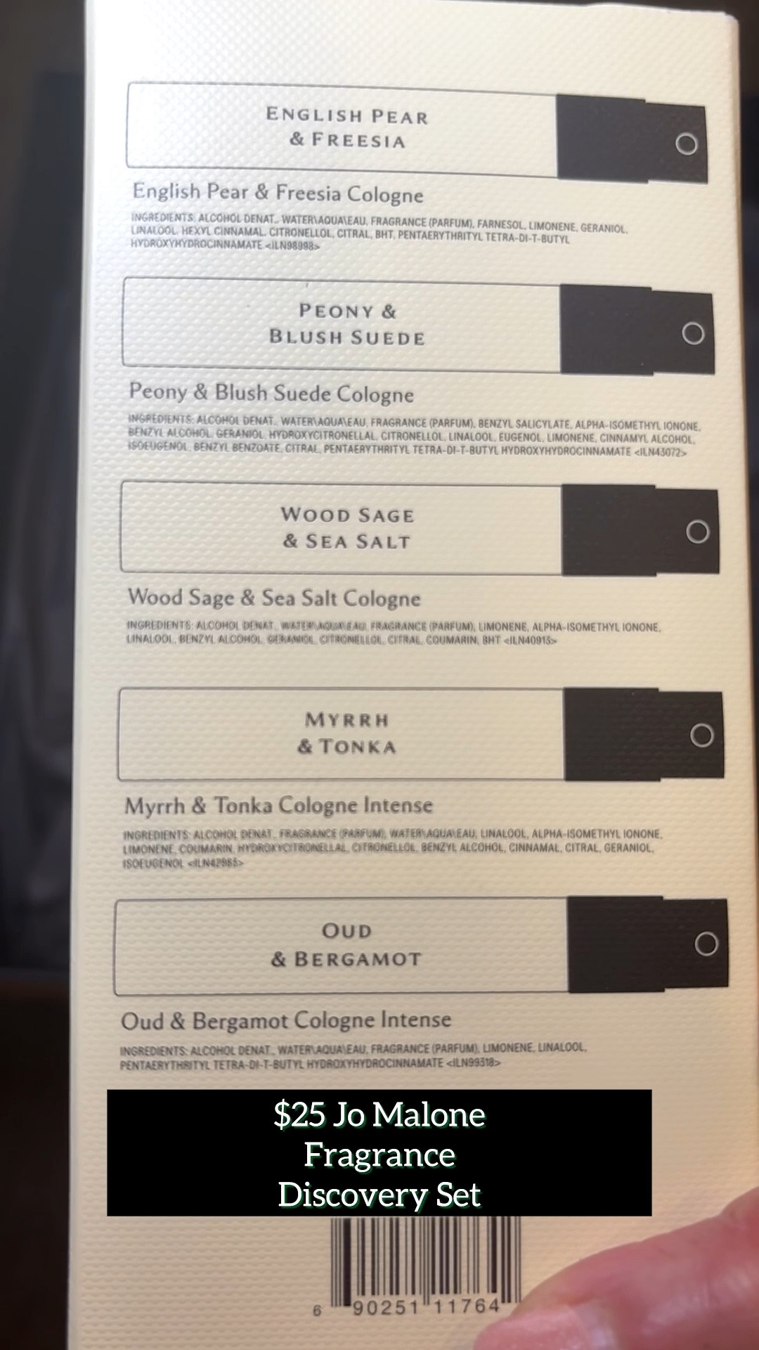 The beautiful JoMalone fragrance set makes an amazing gift for only $25!

#LTKHoliday #LTKFindsUnder50 #LTKGiftGuide