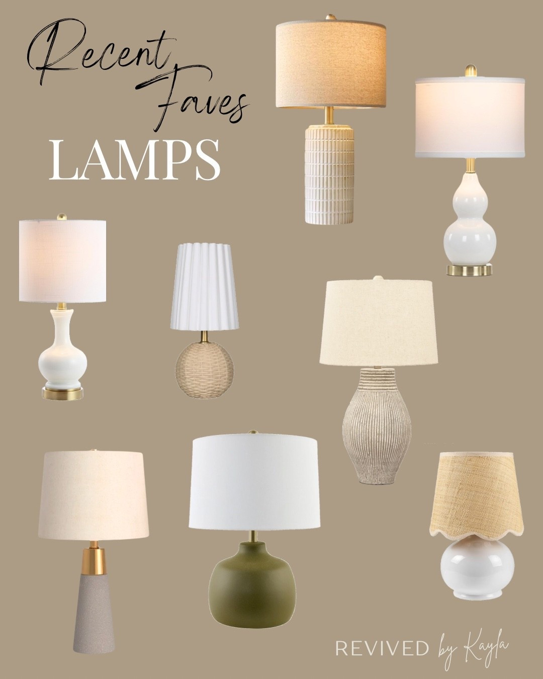 Recent favorite lamps 💡

#homedecor #lamps #lighting #homestyling 

#LTKFindsUnder100 #LTKFindsUnder50 #LTKHome