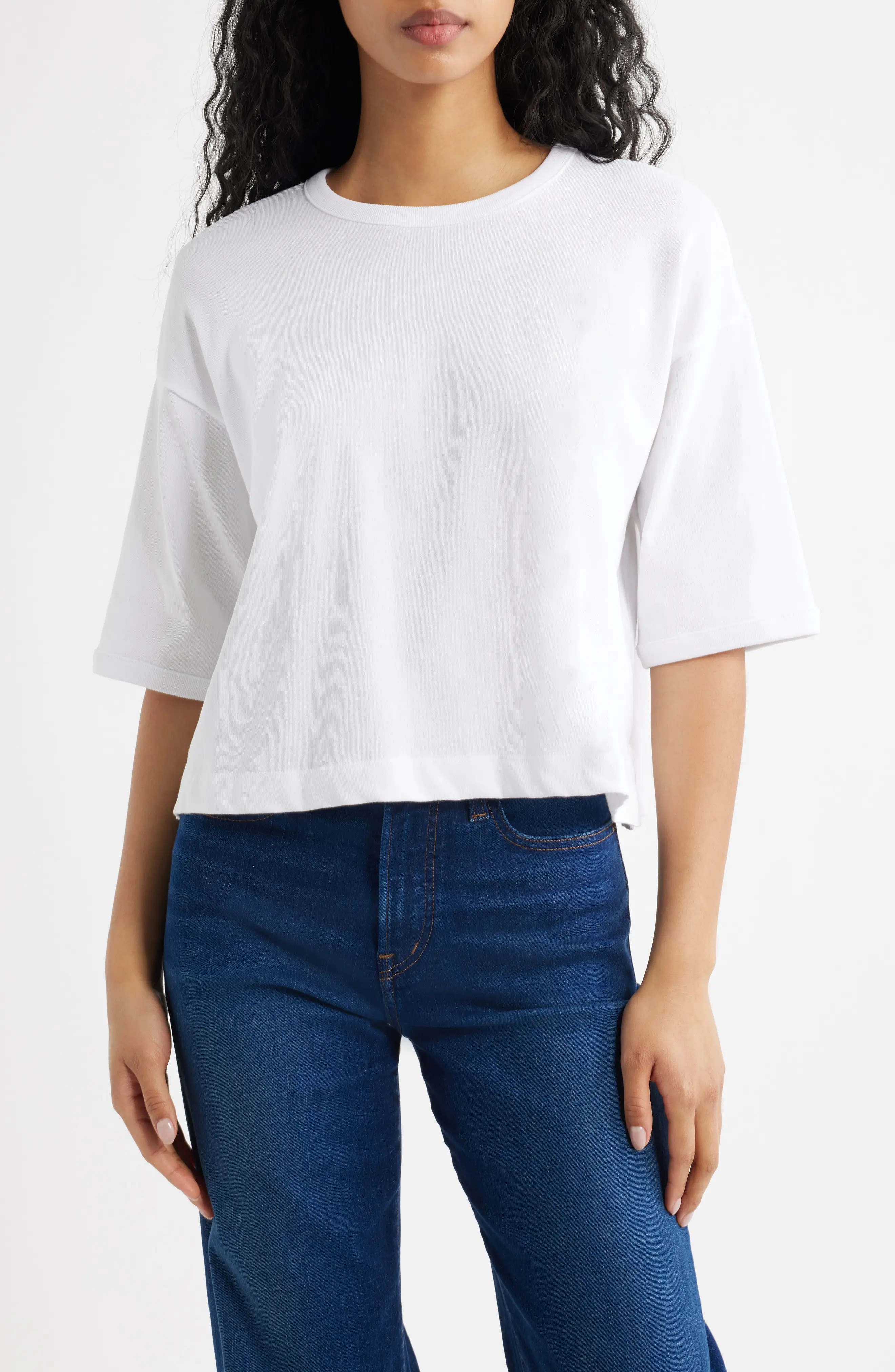 Madewell Relaxed Boxy T-Shirt in Black Coal at Nordstrom, Size X-Small | Nordstrom
