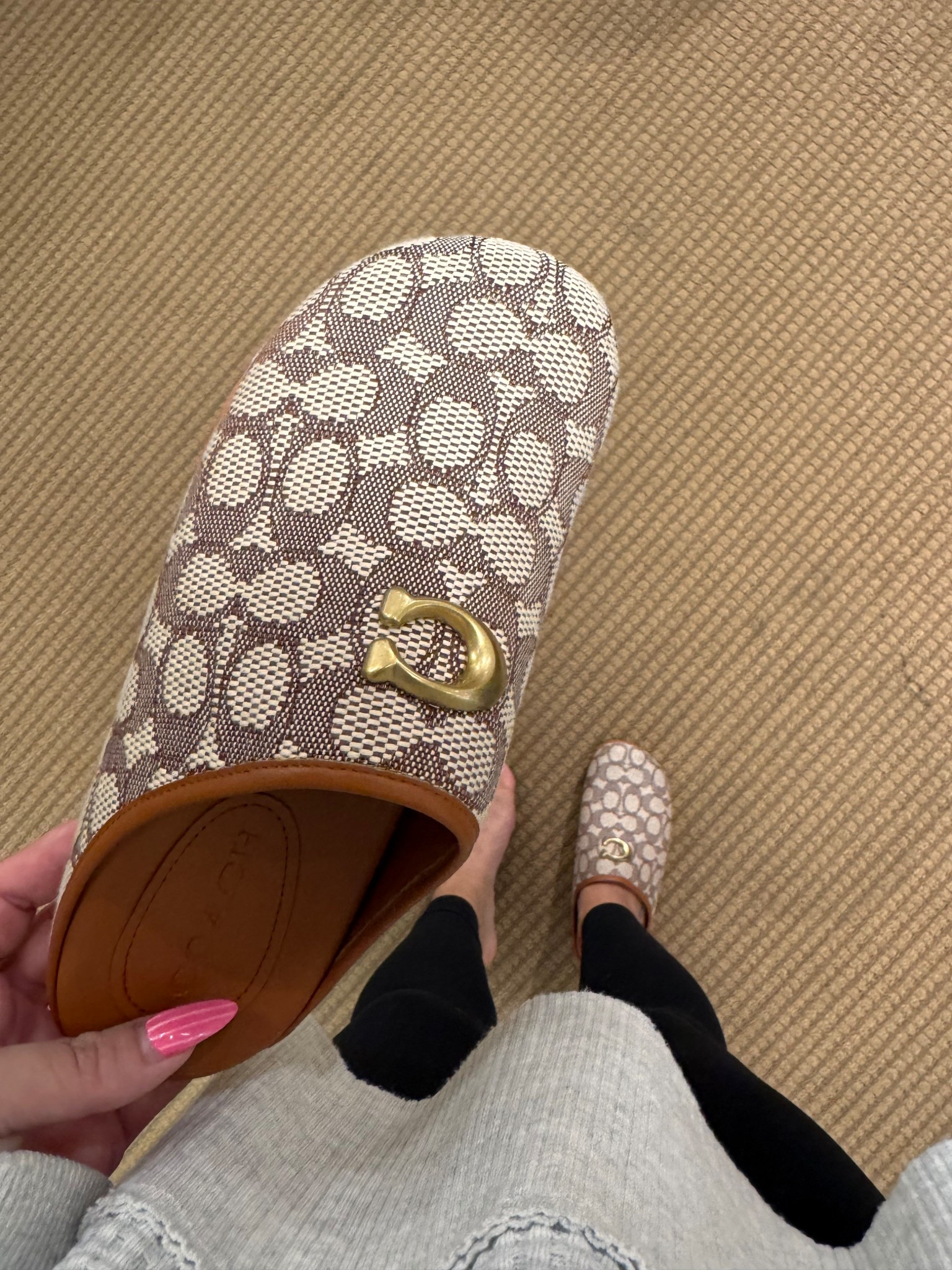 These @coach clogs are amazing! I can’t wait to style these with cozy sweaters this fall 

#fallshoes #coach #clogs #coachclogs 

#LTKStyleTip #LTKOver40 #LTKShoeCrush