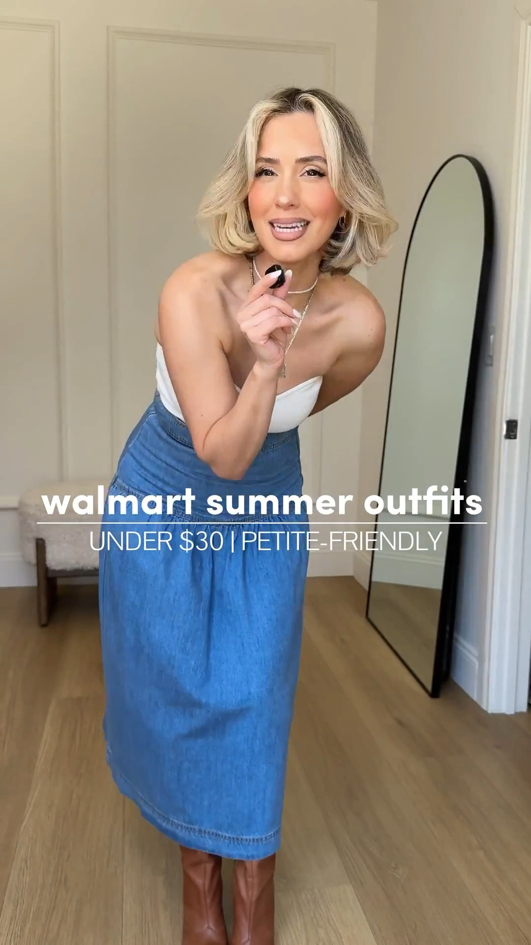Omg these @walmart summer outfits UNDER $30 😮‍💨 ☀️✨ XS in tops | size 4 in bottoms | size 2 in skirts

#LTKgrwm #LTKootd #LTKmomlife