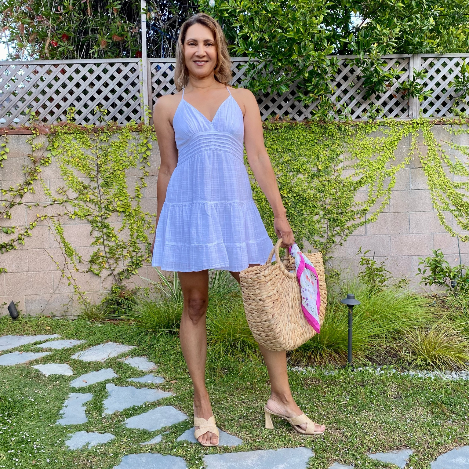 blue dress for baby girl Jolee Blue Striped Maxi Dress
